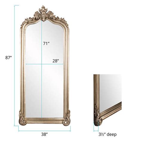 tudor silver floor mirror|Tudor Silver Floor Mirror .